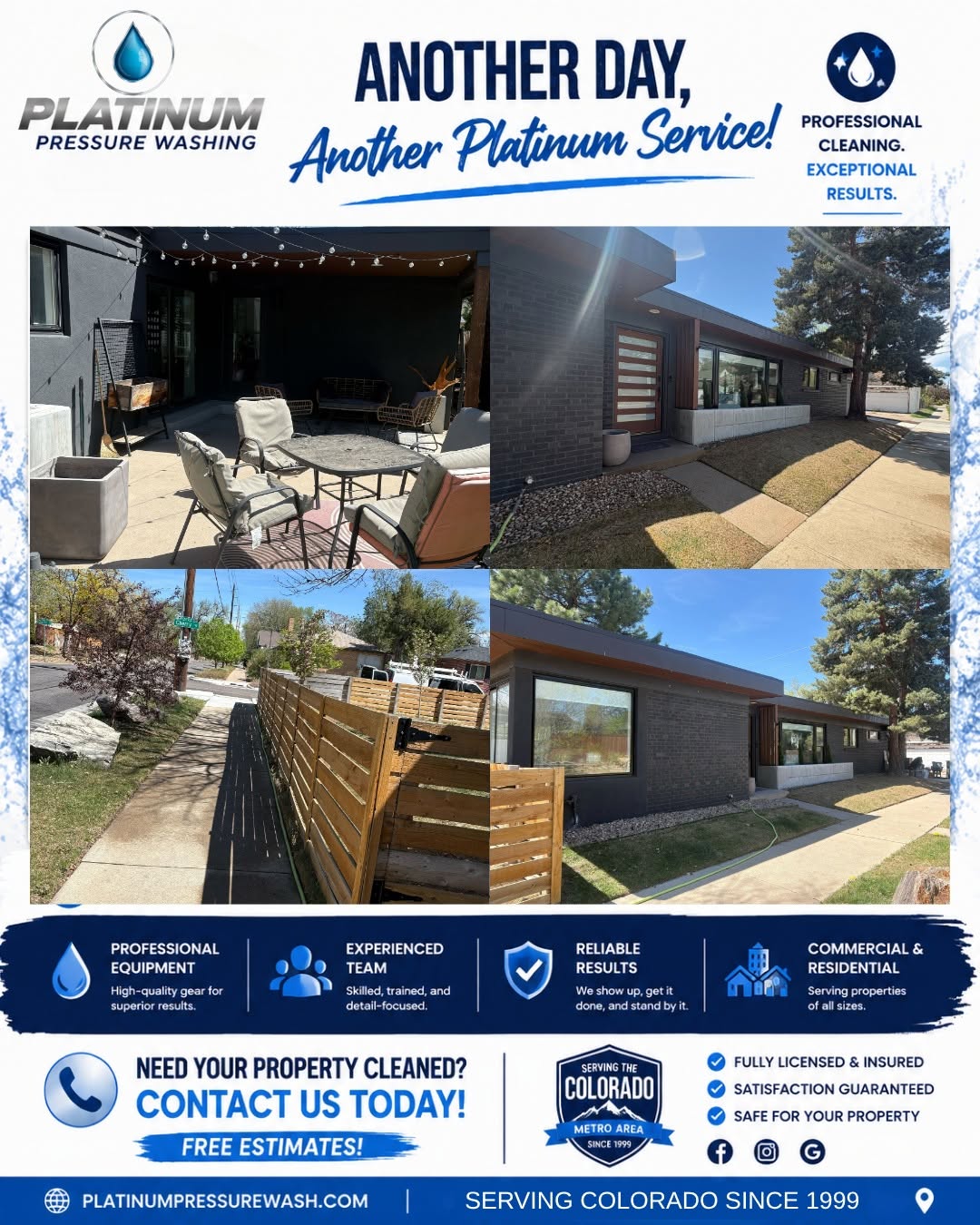 Pressure Washing service in Denver CO