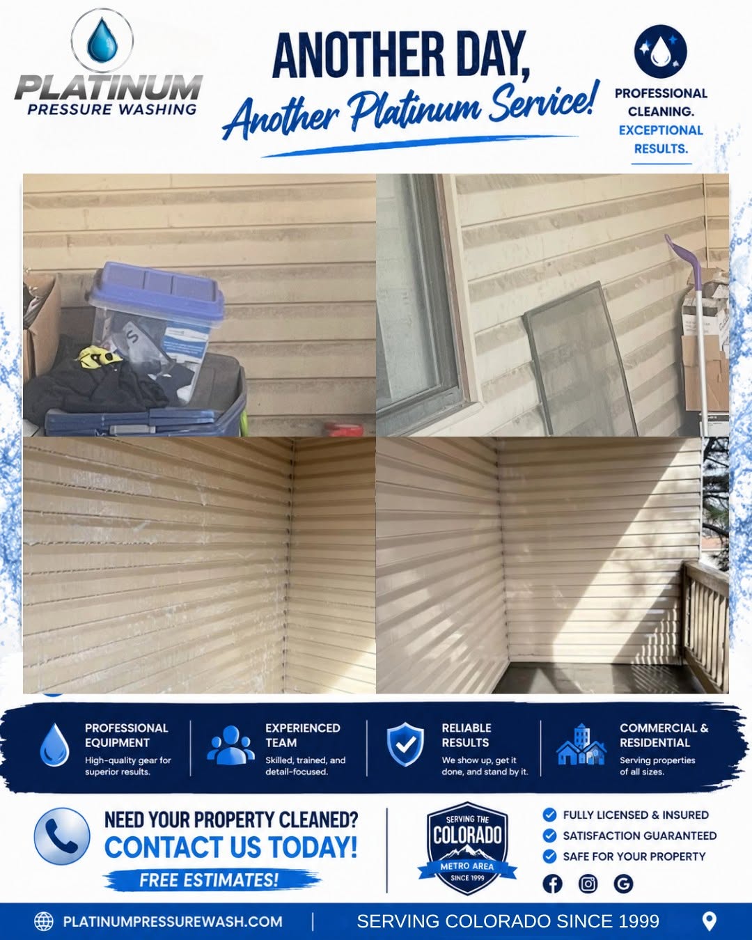 Pressure Washing job in Denver CO