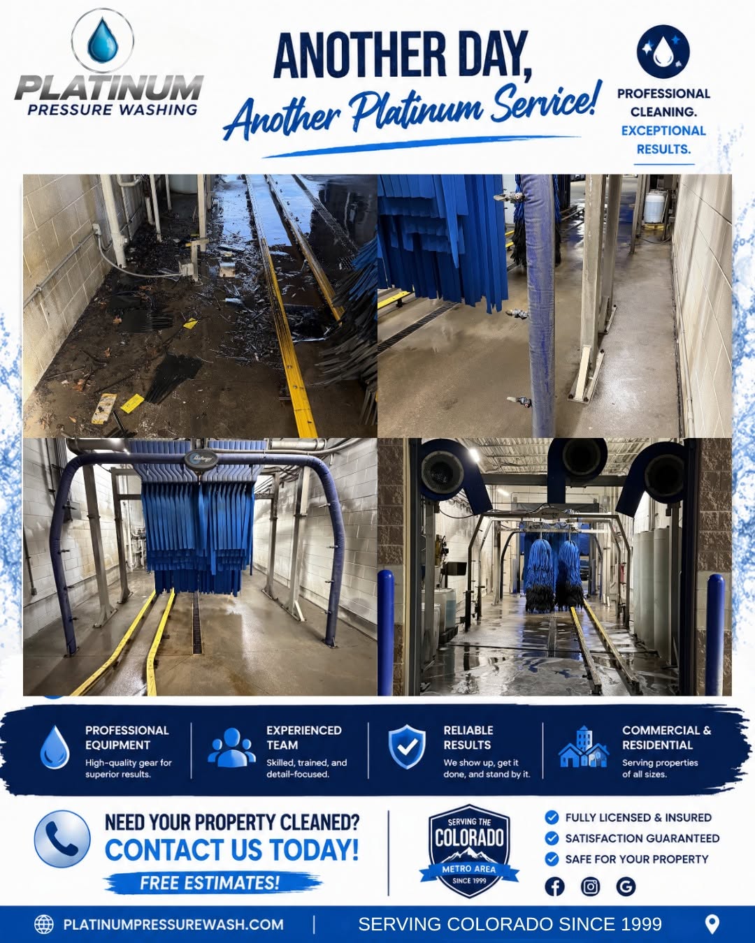 Pressure Washing work in Denver CO